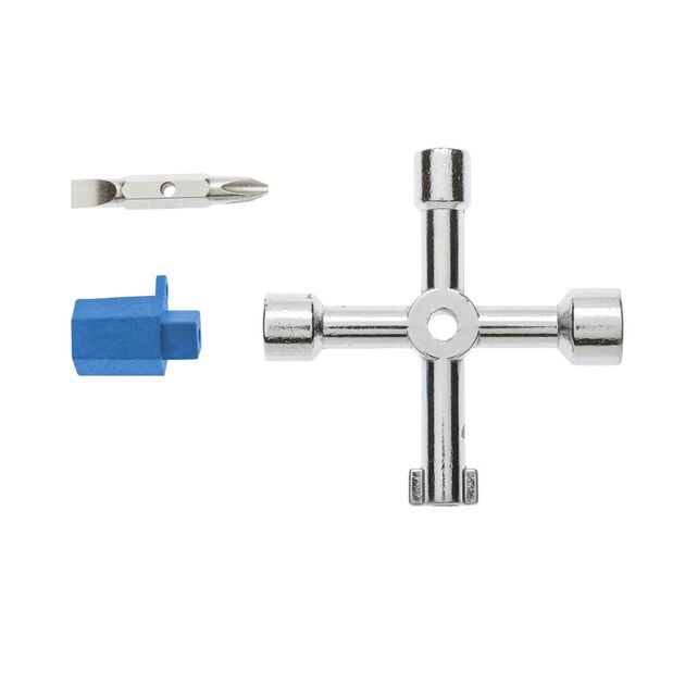 Ключ для електротехнічних шаф 6 в 1 HOEGERT HT1W760, фото  | SNABZHENIE.com.ua