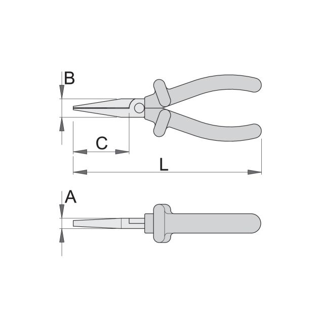 Плоскогубцы изолированные удлинённые UNIOR 160, фото , изображение 2 | SNABZHENIE.com.ua