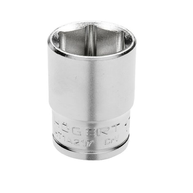 Торцевая головка 1/2", 17 мм, CrV, DIN 3124, HOEGERT HT1A217, фото  | SNABZHENIE.com.ua