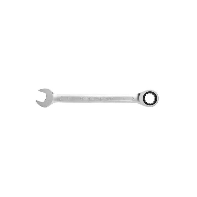 Ключ комбінований із тріскачкою CrV 17 мм, 72T HOEGERT HT1R017, фото  | SNABZHENIE.com.ua