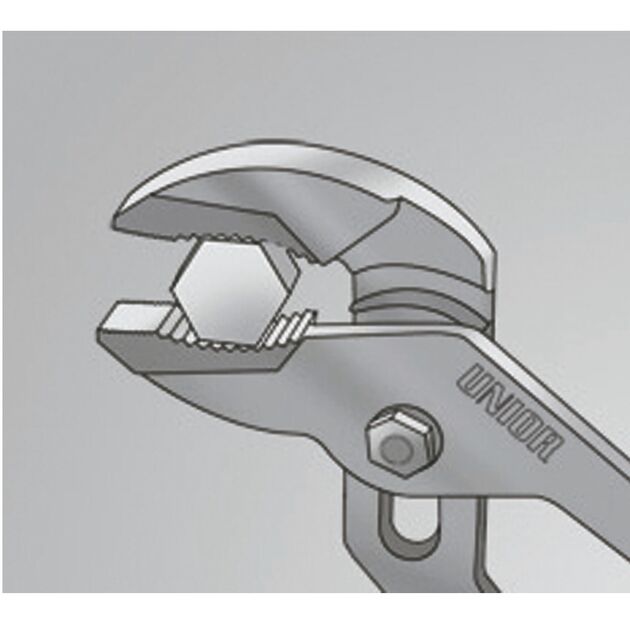 Кліщі переставні з накладним шарніром, рукоятки BI UNIOR 40 (445/1BI), фото , зображення 3 | SNABZHENIE.com.ua
