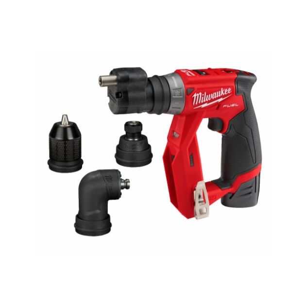 Дрель-шуруповерт MILWAUKEE M12 FUEL, 34 Нм, съемные насадки, фото , изображение 2 | SNABZHENIE.com.ua
