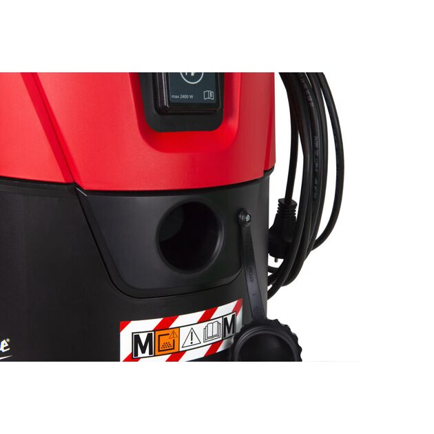 Пылесос Milwaukee M-класса 25 л AS 2-250EM, фото , изображение 3 | SNABZHENIE.com.ua