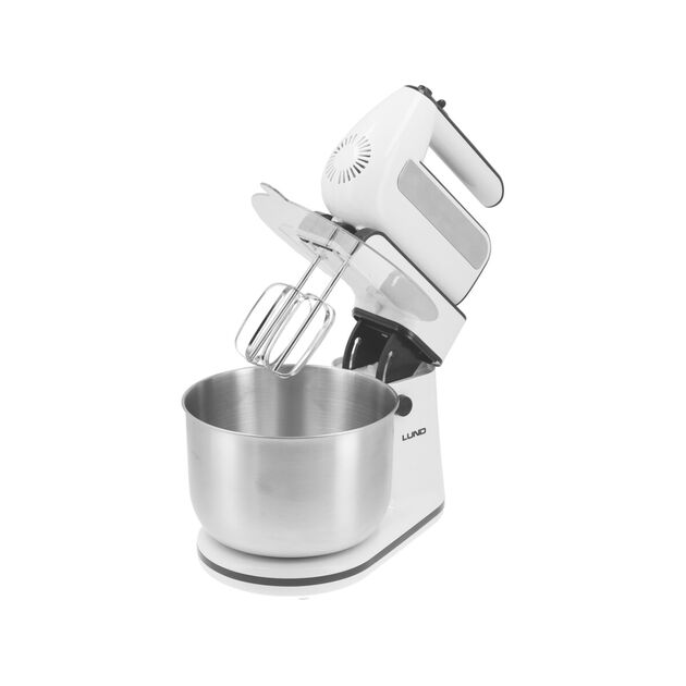 Міксер ручний від електромережі- 230 В LUND 500 Вт, 5 швидкостей з чашою- 3 л [6], фото  | SNABZHENIE.com.ua