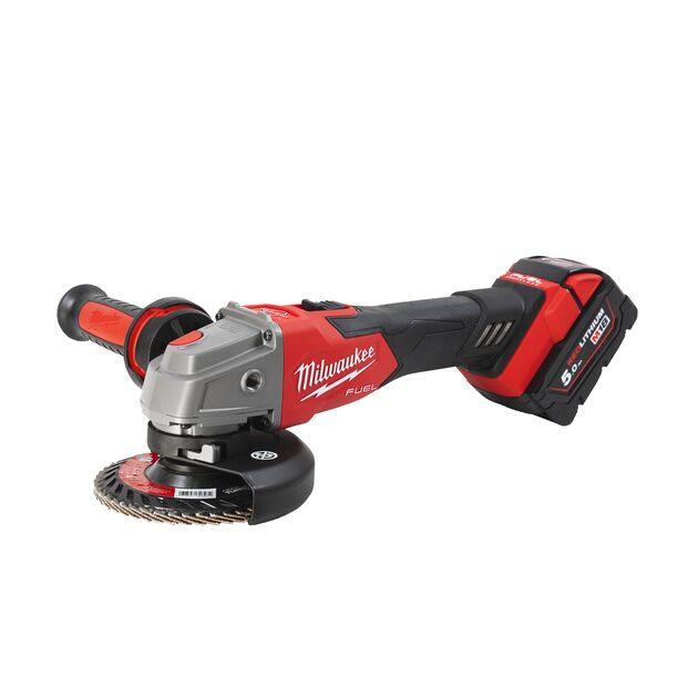 Углошлифовальная машина MILWAUKEE M18 FSAG125XB-502X 125 мм FUEL, фото , изображение 2 | SNABZHENIE.com.ua