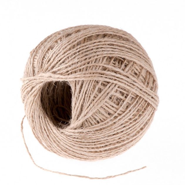 Шпагат джутовый 140 м, 2-ниточный, 560 текс, 4,5 кгс СИБРТЕХ, фото , изображение 4 | SNABZHENIE.com.ua