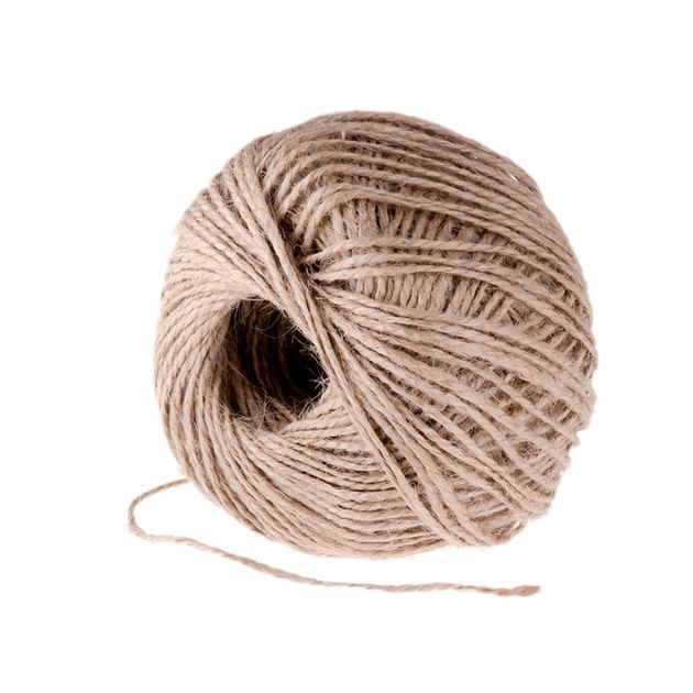 Шпагат джутовый, L 100 м, 2-ниточный, 1120 текс, СИБРТЕХ, фото , изображение 4 | SNABZHENIE.com.ua