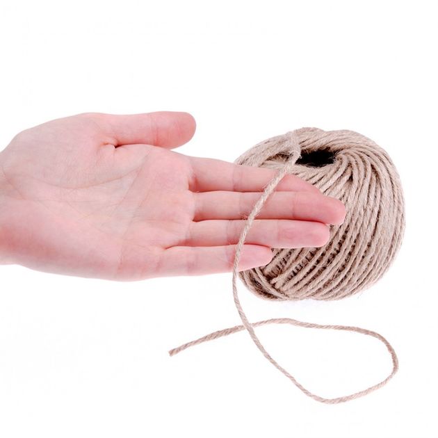 Шпагат джутовый, L 100 м, 2-ниточный, 1120 текс, СИБРТЕХ, фото , изображение 7 | SNABZHENIE.com.ua