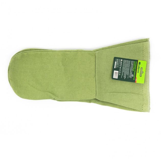 Краги сварщика брезентовые огнеупорные, 2 размер СИБРТЕХ, фото , изображение 2 | SNABZHENIE.com.ua