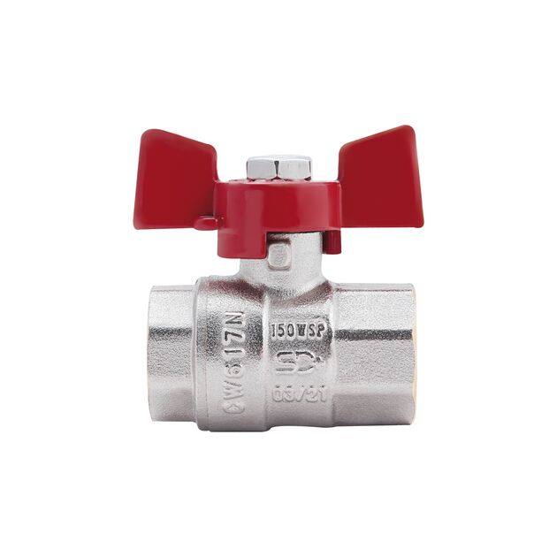 Кран шаровой Thermo Alliance Standart 3/4" ВР для воды (бабочка) SD602NW20PN40, фото , изображение 3 | SNABZHENIE.com.ua
