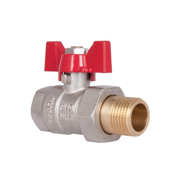 Кран шаровой "Американка" Thermo Alliance Standart прямой 1/2" ВН SD220W15, фото , зображення 3 | SNABZHENIE.com.ua