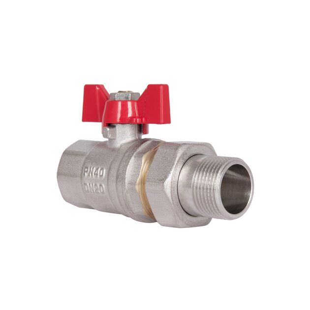 Кран шаровой "Американка" Thermo Alliance Standart прямой 3/4" ВН SD220W20, фото , изображение 3 | SNABZHENIE.com.ua