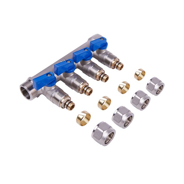 Коллектор SD Plus 3/4" 4 выхода SD231W4, фото , изображение 3 | SNABZHENIE.com.ua