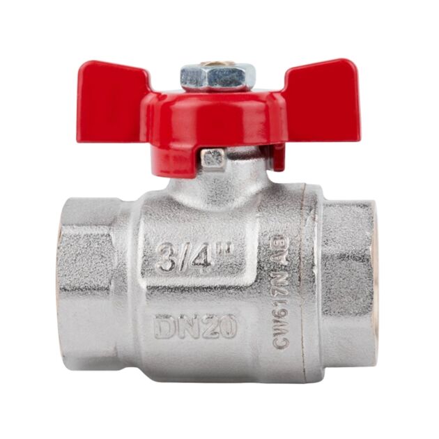 Кран шаровой Icma 3/4" прямой №349, фото , изображение 3 | SNABZHENIE.com.ua