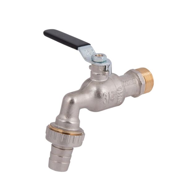 Кран шаровой поливочный Icma 599 3/4"Н (с антизамерзанием) стальной рычаг, фото  | SNABZHENIE.com.ua