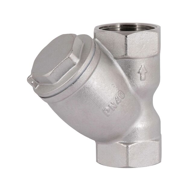 Фильтр грубой очистки Thermo Alliance Forte для воды 1 1/2"ВВ косой никель TAF124W40, фото  | SNABZHENIE.com.ua