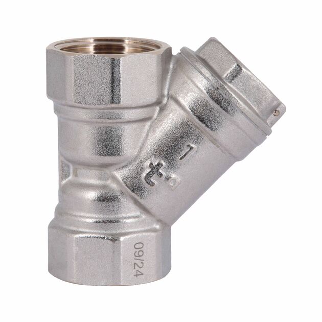 Фильтр грубой очистки Thermo Alliance Standart 1"ВВ никель для воды косой TAS124W25, фото , изображение 3 | SNABZHENIE.com.ua