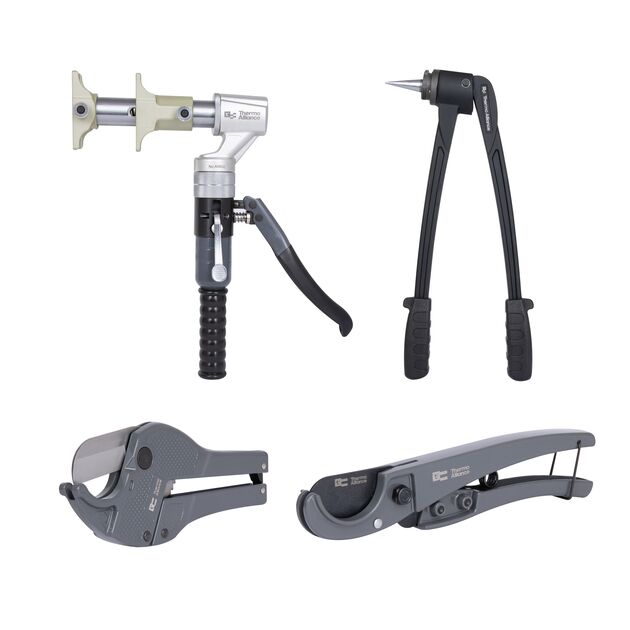 Набор инструментов Thermo Alliance для аксиального фитинга d16–32 гидравлический STD-302, фото , изображение 3 | SNABZHENIE.com.ua