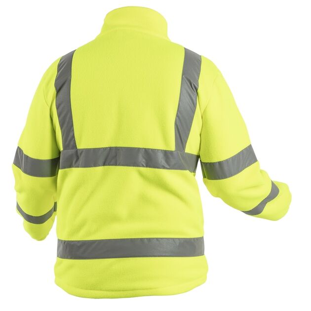 HOEGERT Толстовка флисовая сигнальная ALAND, желтая, фото , зображення 3 | SNABZHENIE.com.ua