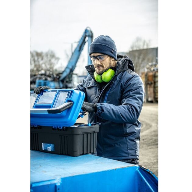 HOEGERT Шапка вязаная ENZ, темно-синяя, фото , зображення 2 | SNABZHENIE.com.ua