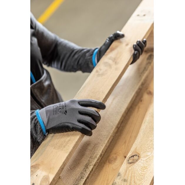 HOEGERT Перчатки рабочие BODE с нитриловым покрытием, фото , зображення 2 | SNABZHENIE.com.ua