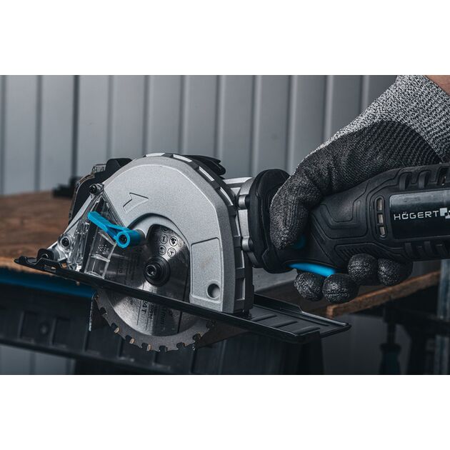 HOEGERT Аккумуляторная, бесщёточная мини-пила по металлу 120мм 18V, фото , зображення 3 | SNABZHENIE.com.ua