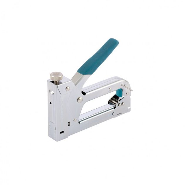 Степлер меблевий регульований (Handwerker), сталевий корпус, тип скоби 53, 4-14 мм GROSS (41000G), фото , зображення 7 | SNABZHENIE.com.ua