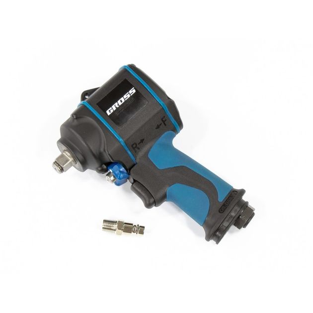 Гайковерт пневматический GROSS G985, 1/2", Twin Hammer, 610 Нм, фото  | SNABZHENIE.com.ua