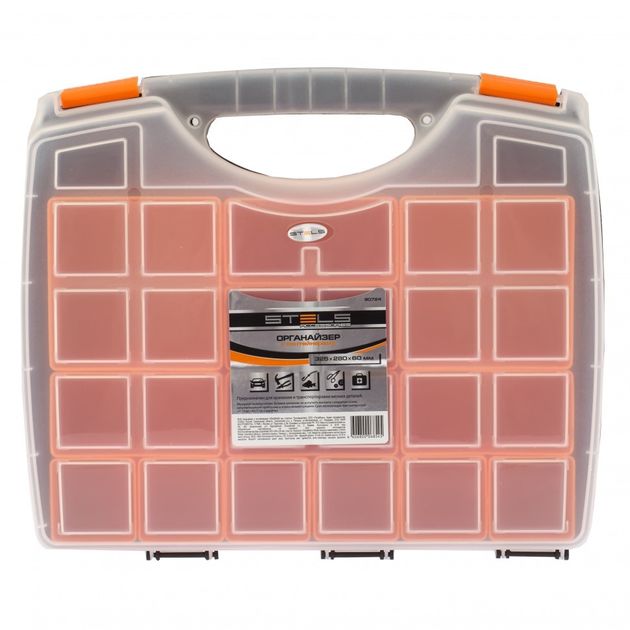 Органайзер з контейнерами 325 х 280 х 60 мм, пластик, STELS (90724S), фото , зображення 2 | SNABZHENIE.com.ua