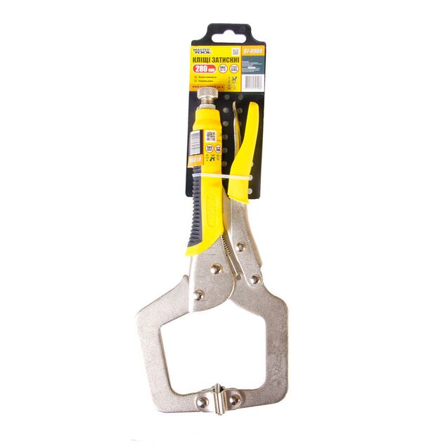 Клещи зажимные MASTERTOOL С-образные 280 мм, фото , изображение 2 | SNABZHENIE.com.ua