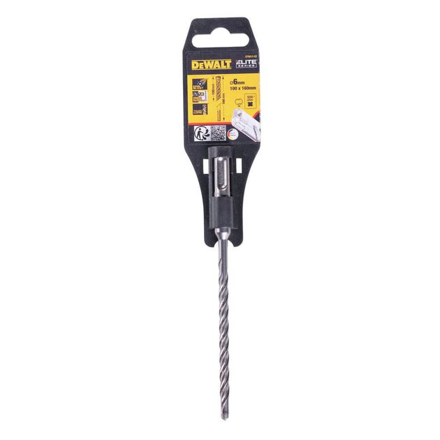 Сверло DeWALT SDS-Plus, XLR, 4 кромки, 6 x 160 мм (DT8913), фото  | SNABZHENIE.com.ua