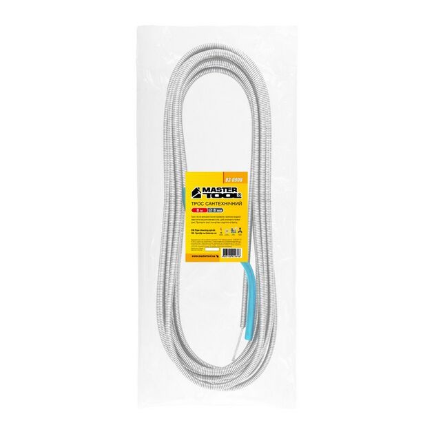 Трос для прочистки каналізації ГОСПОДАР Ø8 мм 8 м 83-0908, фото , зображення 3 | SNABZHENIE.com.ua