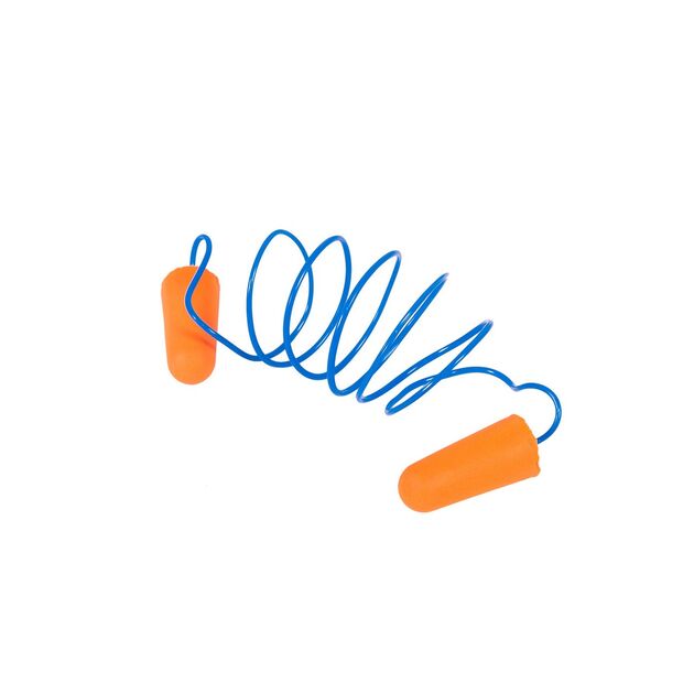 Беруші з шнурком MASTERTOOL 12х27 мм 33 дБ 82-0123, фото  | SNABZHENIE.com.ua