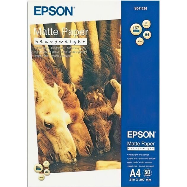 Папір Epson A4 Matte Paper-Heavyweight, 50арк., фото , зображення 2 | SNABZHENIE.com.ua