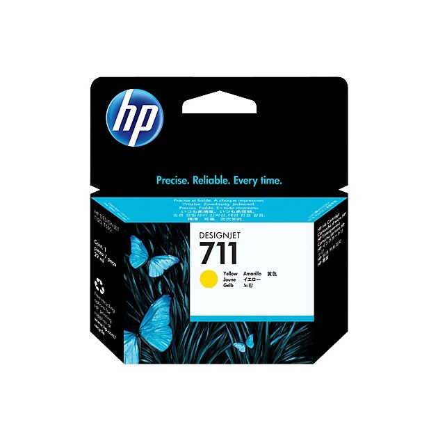 Картридж струменевий HP 711 DesignJet T120/T125/T130/T520 Yellow, фото , зображення 2 | SNABZHENIE.com.ua