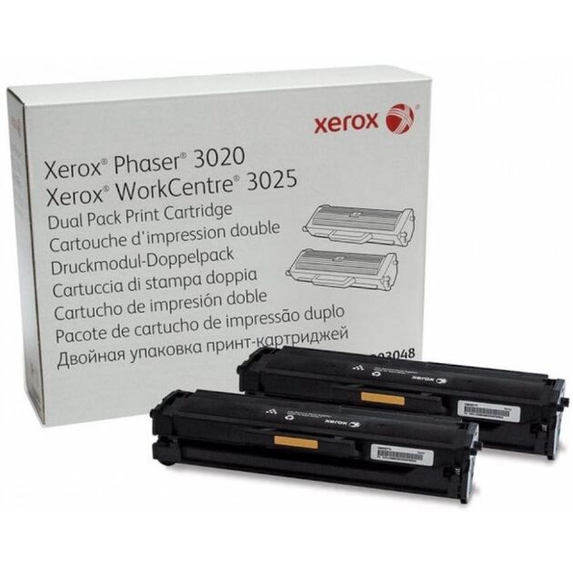 Картридж Xerox Phaser 3020/WC3025 Dual Pack (3K), фото , зображення 2 | SNABZHENIE.com.ua