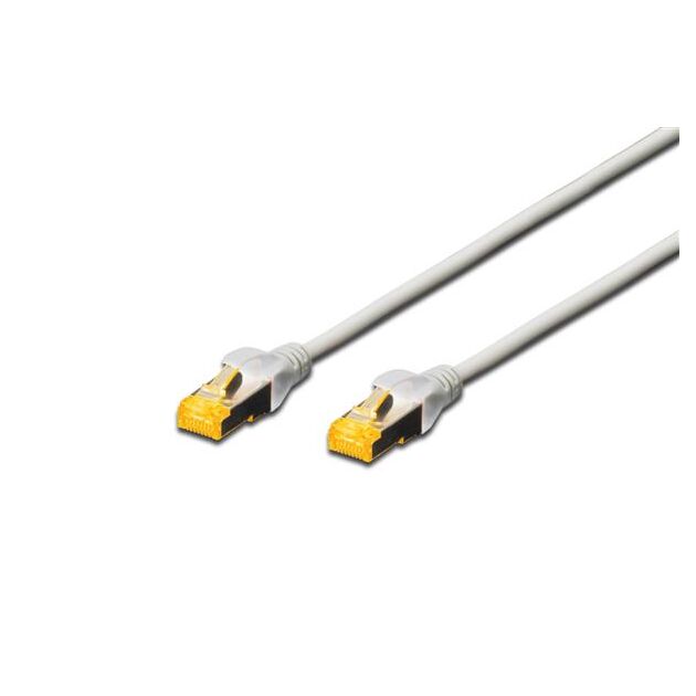 Патч-корд DIGITUS CAT 6a S-FTP, 0,5м, AWG 26/7, Cu, LSZH, сірий, фото , изображение 2 | SNABZHENIE.com.ua