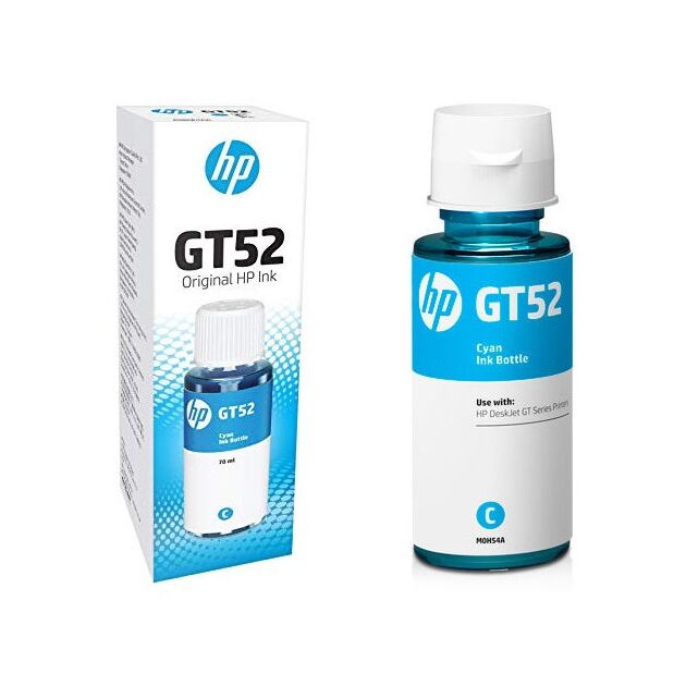Контейнер з чорнилом HP GT52 DJ5810/5820, Ink Tank 115/315/319/410/415/419, Smart Tank 500/515/530/615/670/720/750/790 Cyan (8000 стор), фото , изображение 2 | SNABZHENIE.com.ua