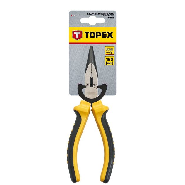 Плоскогубці подовжені прямі, 160 мм TOPEX, фото , зображення 3 | SNABZHENIE.com.ua