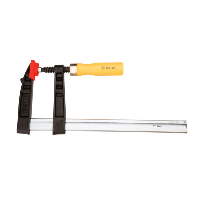 Струбцина тип F 120x300 мм TOPEX (12A123), фото , изображение 2 | SNABZHENIE.com.ua