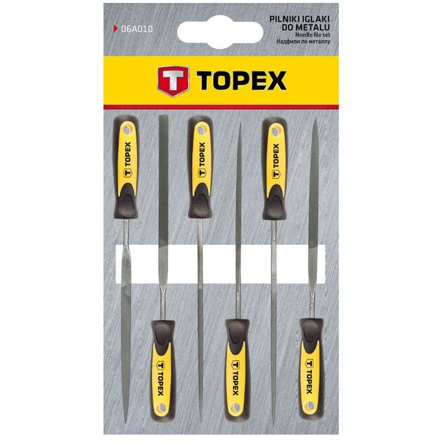 Алмазные надфили, набор 6 шт. TOPEX (06A010), фото , изображение 3 | SNABZHENIE.com.ua