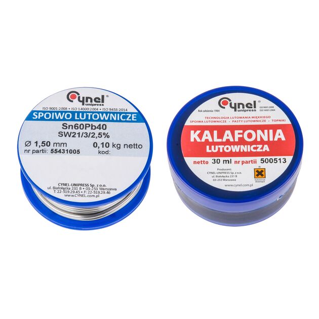 Набор для пайки TOPEX (44E731) с припоем и канифолью, фото , изображение 2 | SNABZHENIE.com.ua