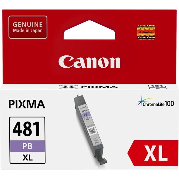 Картридж струменевий Canon CLI-481PB XL PIXMA TS8140/9140/8240/8340 Photo Blue, фото , изображение 2 | SNABZHENIE.com.ua