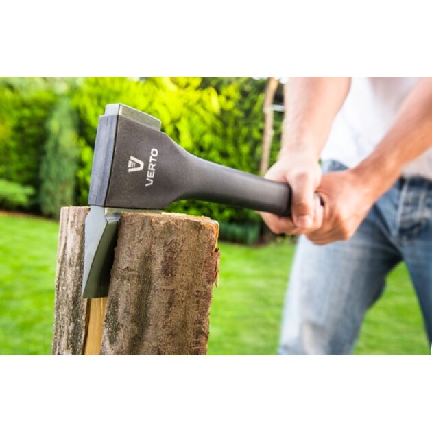Универсальный топор VERTO 620 г, обух 410 г, стекловолокно и TPR, фото , изображение 3 | SNABZHENIE.com.ua
