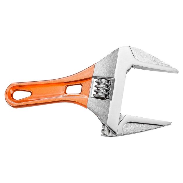 Короткий разводной ключ 185 мм, диапазон 0-53 мм, фото , изображение 3 | SNABZHENIE.com.ua