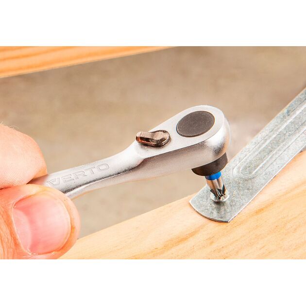 Набор бит для отвертки 32 шт. с трещоточным ключом VERTO (66H622), фото , изображение 3 | SNABZHENIE.com.ua