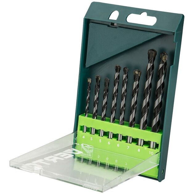 Сверла по бетону 8 шт. VERTO (4,5-10 мм, 60H302), фото  | SNABZHENIE.com.ua