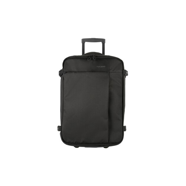 Сумка дорожня на 2-х колесах, Tucano Tugo S Trolley, 34л, поліестер, чорна, фото , изображение 2 | SNABZHENIE.com.ua