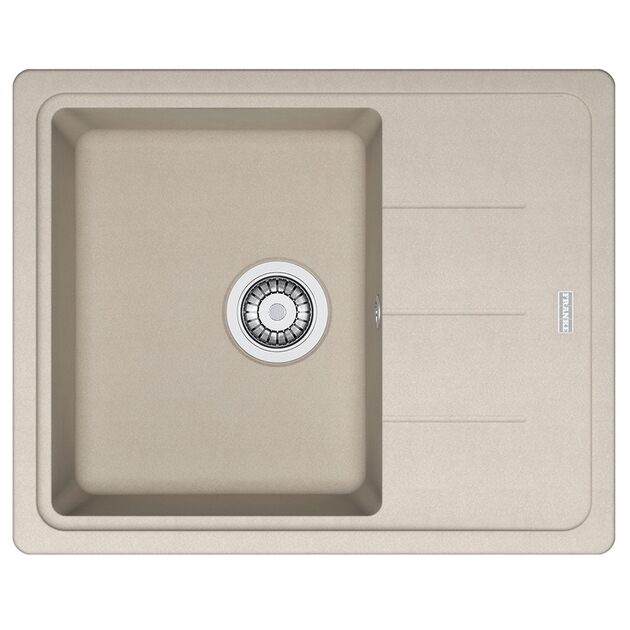 Мийка кухонна Franke Basis, фраграніт, прямокутник, з крилом, 620х500х200мм, чаша - 1, накладна, BFG 611-62, сахара, фото , изображение 2 | SNABZHENIE.com.ua
