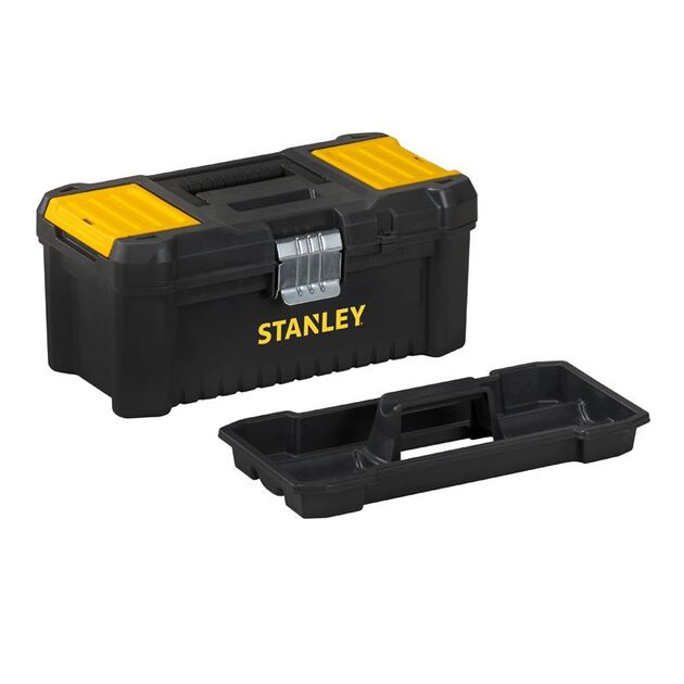 Ящик для инструментов STANLEY 19", пластиковый, с метал. защелками, фото , изображение 2 | SNABZHENIE.com.ua